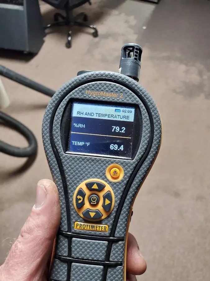 Moisture meter humidity assessment for Mold Remediation & Removal in Athens